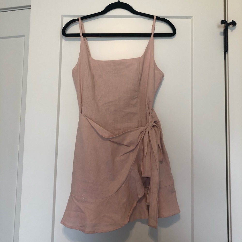 Princess Polly Cottage Hill Mini Dress Blush